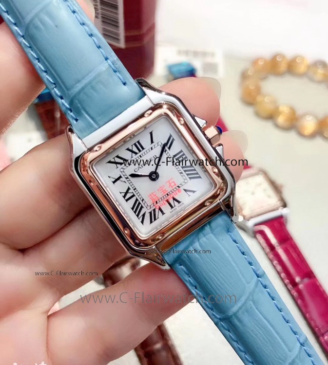 2019 Copy Cartier Panthere de 2-Tose Rose Gold Watch 27mm